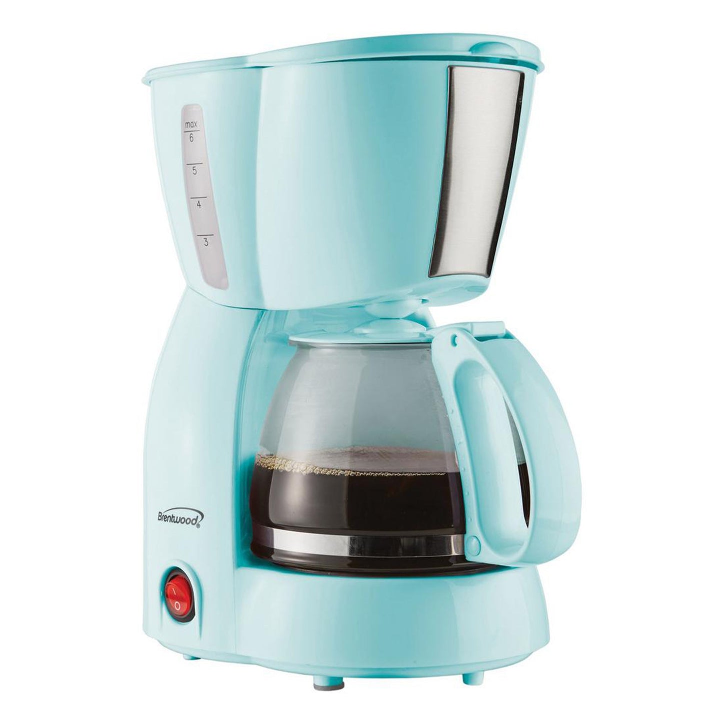 Brentwood 4 Cup 650 Watt Coffee Maker in Blue W2B