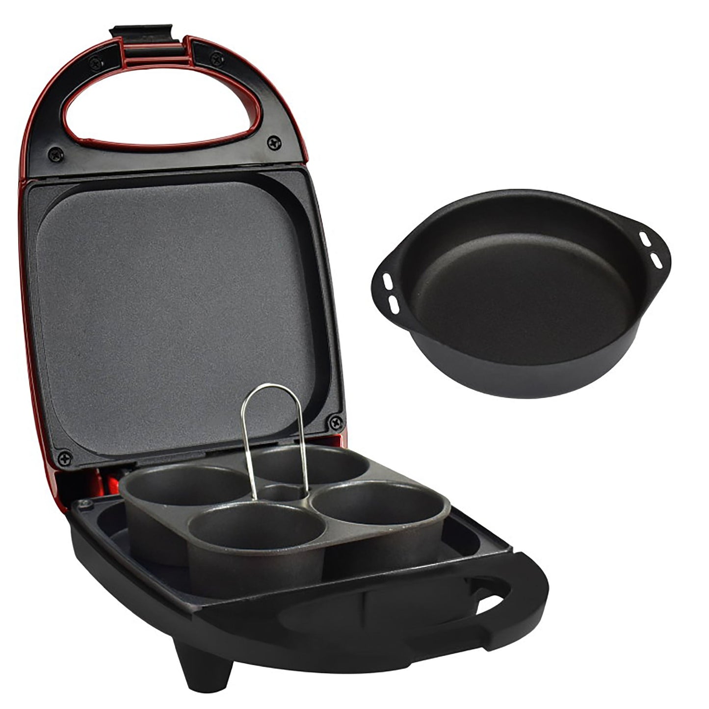 Brentwood Mini Sous Vide Style Egg Bite Maker in Red W2B