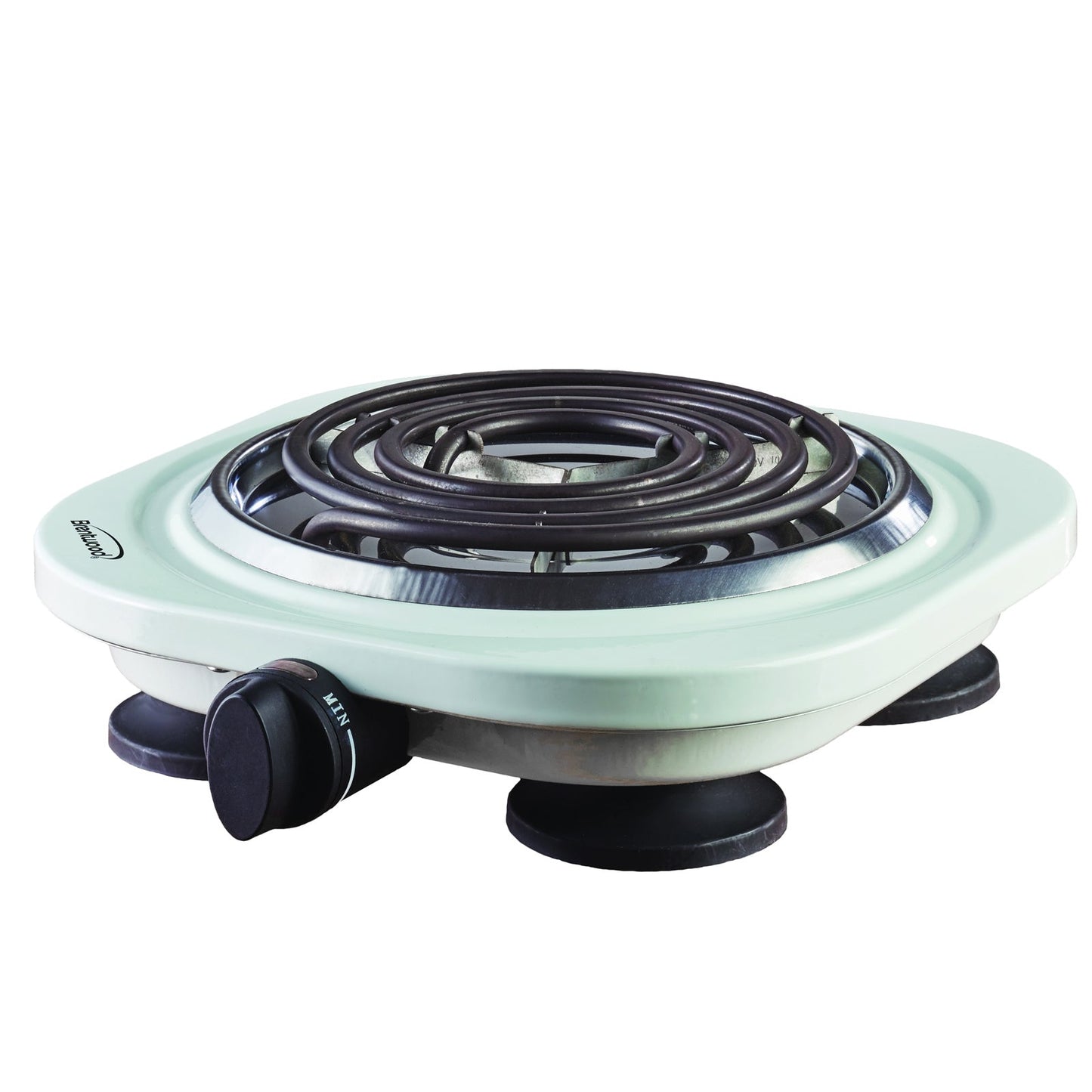 Brentwood Electric 1000W Single Burner - White W2B