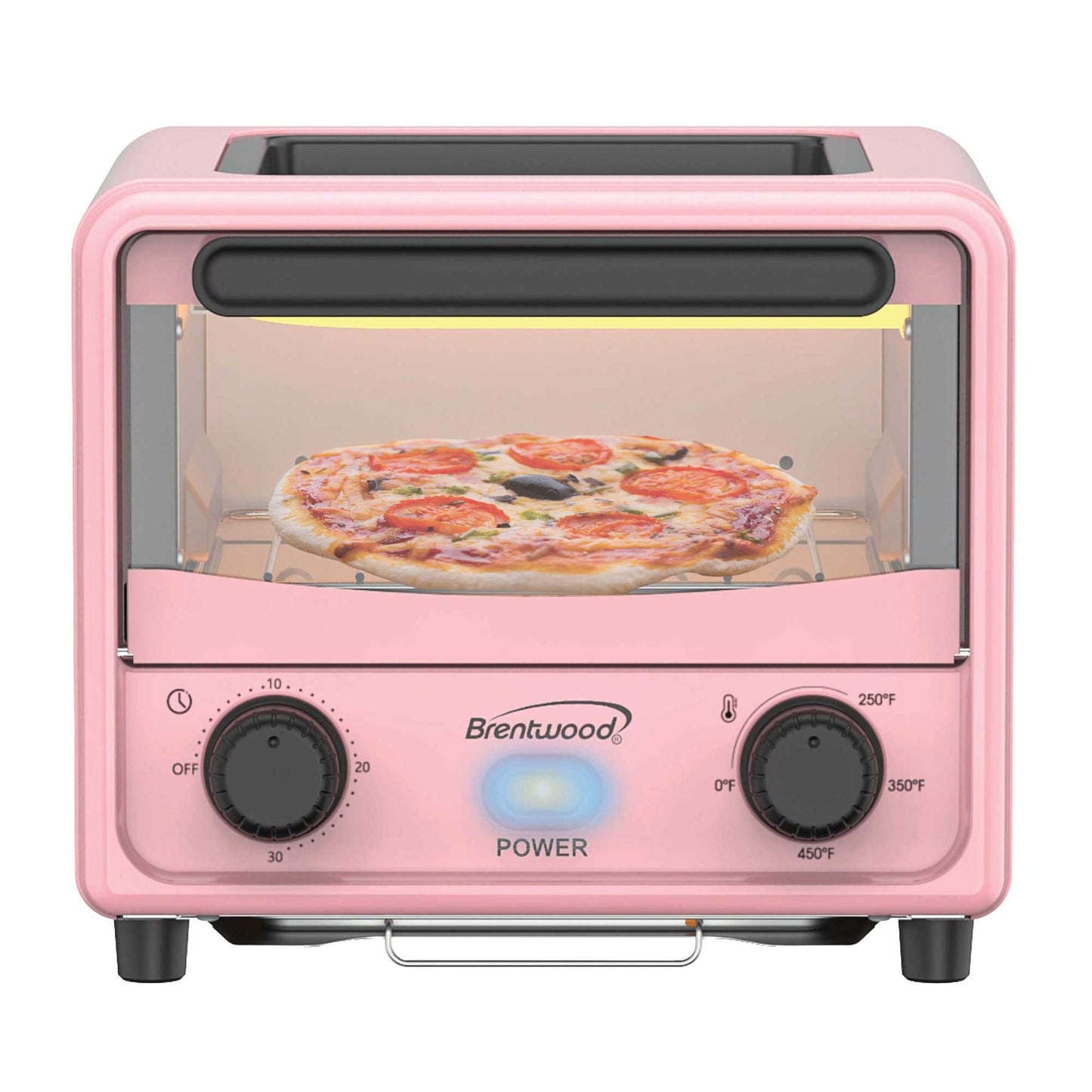 Brentwood 3 Liter Mini Toaster Oven in Pink W2B