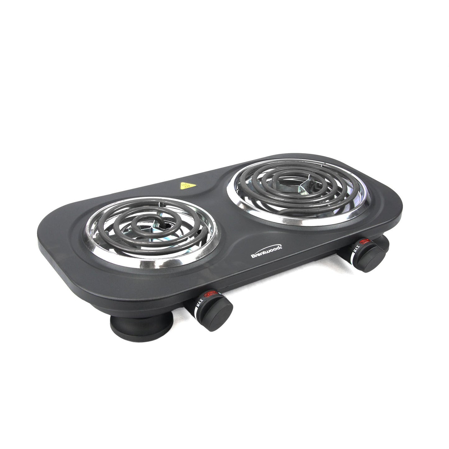 Brentwood Electric 1500W Double Burner - Black W2B
