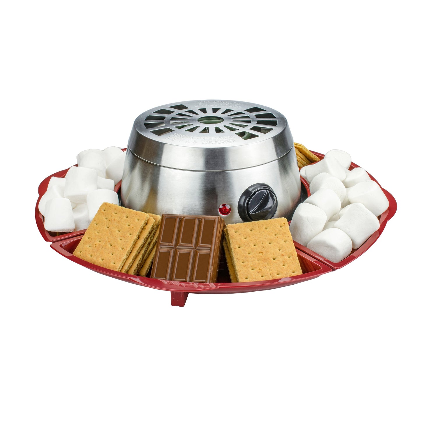 Brentwood TS-603 Indoor Electric Stainless Steel 8 Piece Smores Maker Set W2B