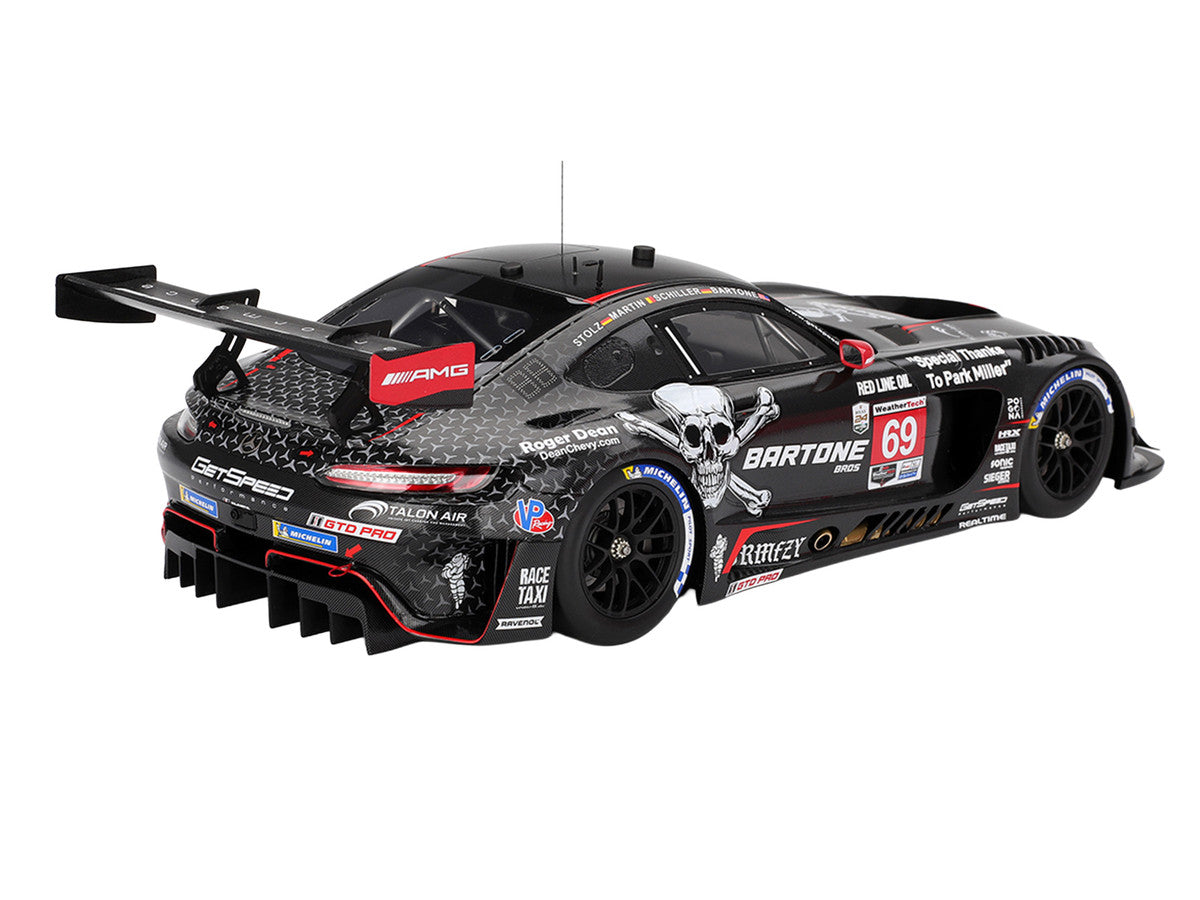 Mercedes-AMG GT3 EVO #69 Anthony Bartone - Maxime Martin - Fabian Schiller - Luca Stolz "GetSpeed" IMSA "24 Hours of Daytona" (2025) 1/18 Model Car by Top Speed Top Speed