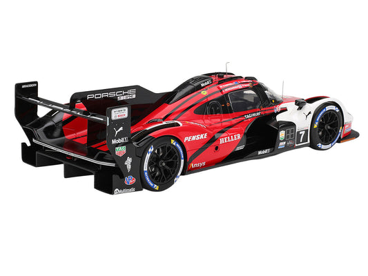 Porsche 963 #7 Dane Cameron - Matt Campbell - Felipe Nasr - Josef Newgarden "Porsche Penske Motorsport" Winner IMSA "24 Hours of Daytona" (2024) 1/18 Model Car by Top Speed Top Speed