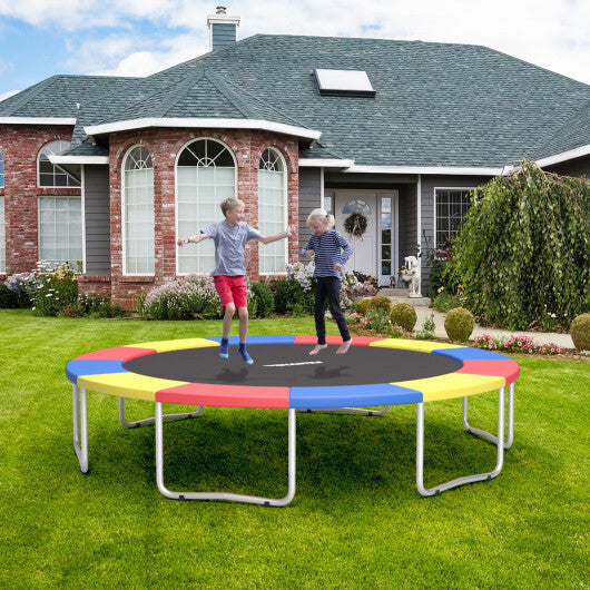 10 Feet Universal Spring Cover Trampoline Replacement Safety Pad-Multicolor W2B