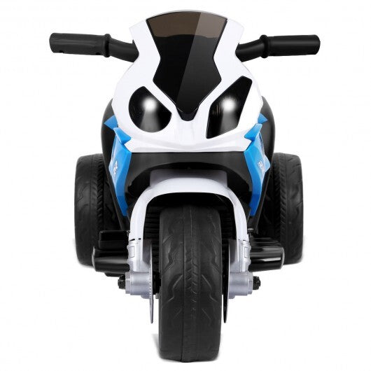 6V Kids 3 Wheels Riding BMW Licensed Electric Motorcycle-Blue - Color: Blue W2B