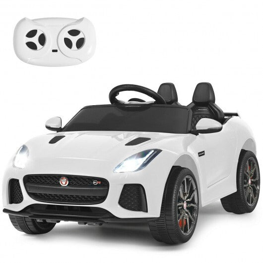 12V Jaguar F-Type SVR Licensed Kids Ride On Car-Pink