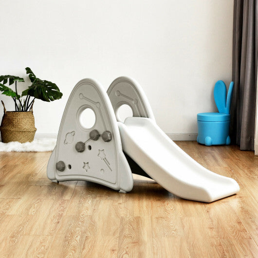 Freestanding Baby Slide Indoor First Play Climber Slide Set for Boys Girls -Blue W2B