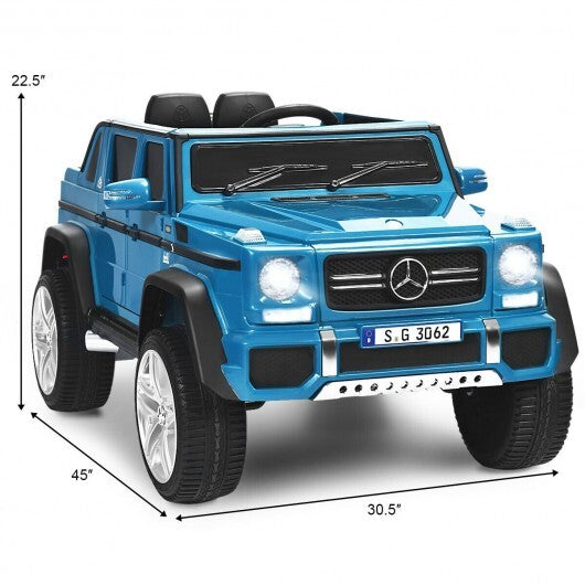 12V Licensed Mercedes-Benz Kids Ride On Car-Navy - Color: Navy W2B