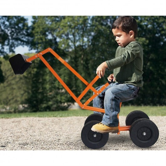 Heavy Duty Kid Ride-on Sand Digger Digging Excavator W2B