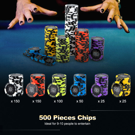 14 Gram Texas Holdem Poker Chip Set W2B