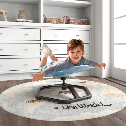 Kids Sensory Swivel Chair Elephant Petal 360? Spinning Chair-Red W2B