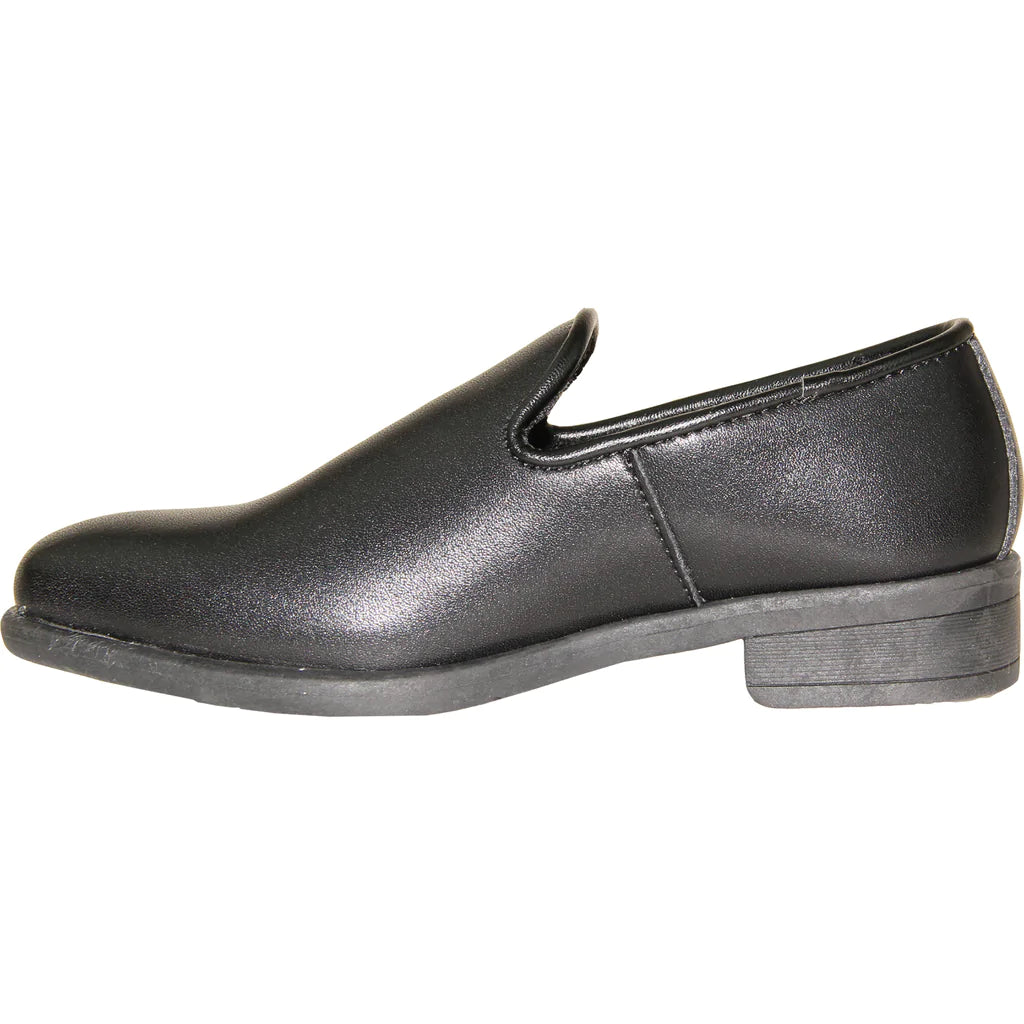 VANGELO Boy VALLO-3KID Dress Shoe Formal Tuxedo for Prom & Wedding Black Matte-4
