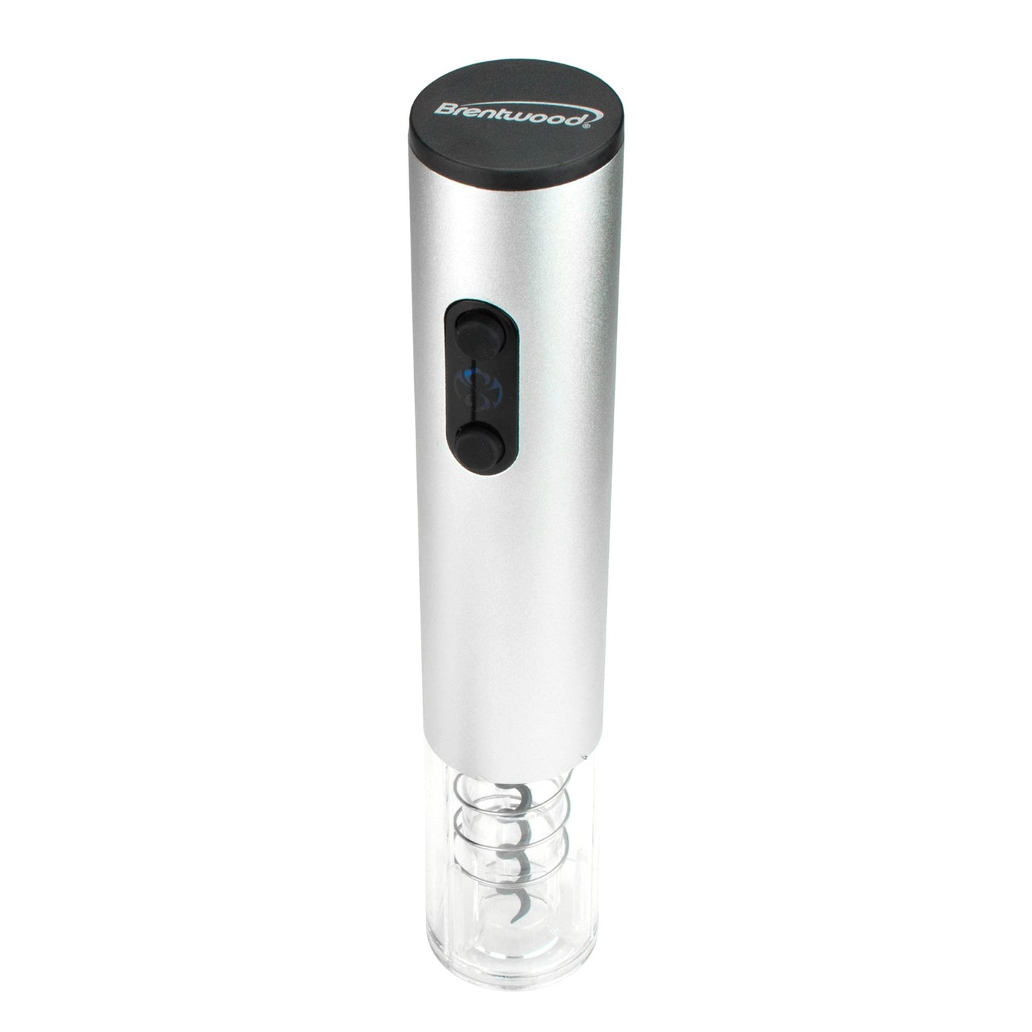 Brentwood Portable Electric Wine Bottle Opener in Silver W2B