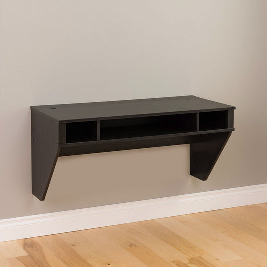 Contemporary Space Saver Floating Style Laptop Desk in Ebony FastFurnishings