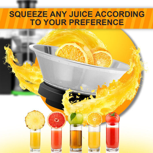 Costway 2 Speed Wide Mouth Fruit and Vegetable Centrifugal Electric Juicer W2B