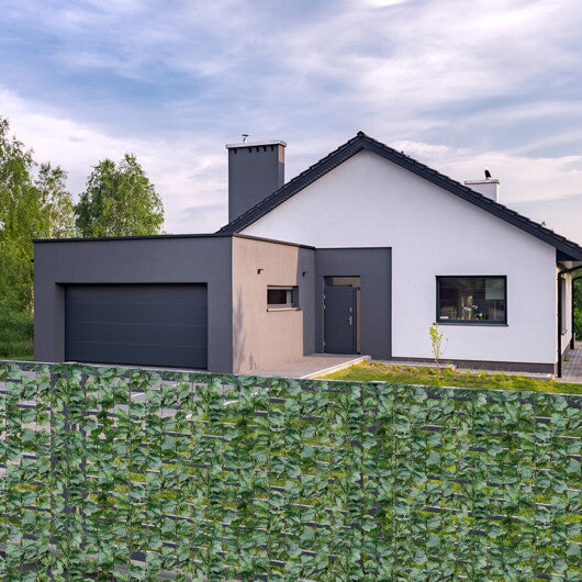 Costway Faux Ivy Leaf Decorative Privacy Fence 59 x 118 Inch