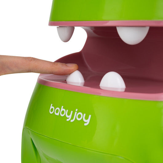 Costway Toddler Ride on Toy Walking Sliding Car with Lights and Music Green W2B