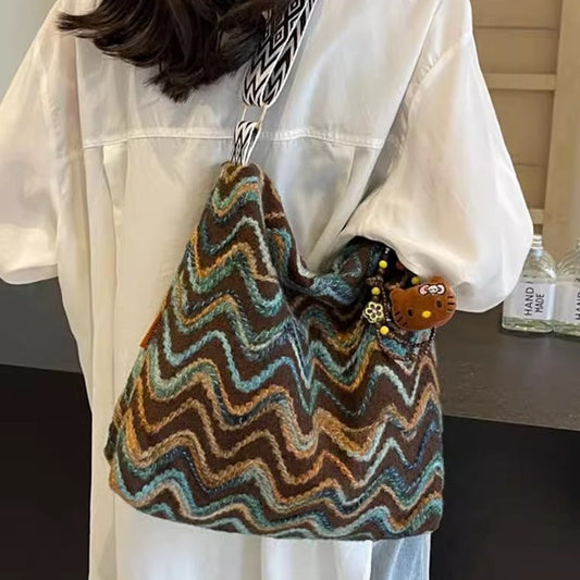 Womens Casual Ethnic-Style Embroidered Crossbody Shoulder Bag LadyShow.Store