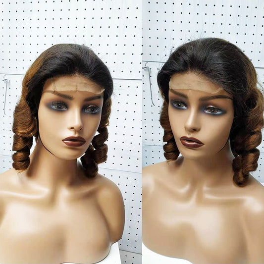 Double Drawn Funmi Hair Wigs Lace Wig Spring Curly LadyShow.Store