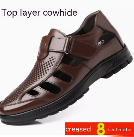 Summer Hollow Leather Sandals for Women Best YouTube Store
