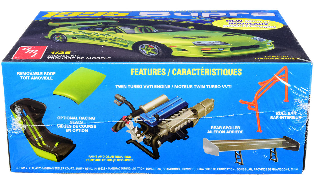 Skill 2 Model Kit 1995 Toyota Supra Convertible 1/25 Scale Model by AMT AMT