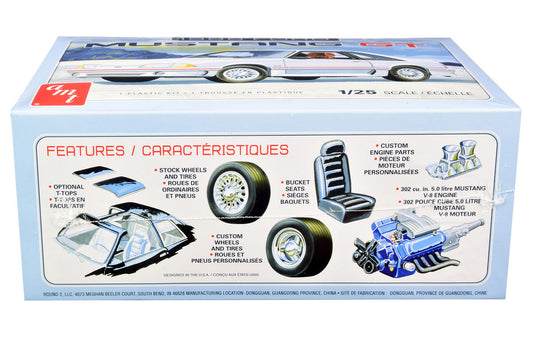Skill 2 Model Kit 1988 Ford Mustang GT 1/25 Scale Model by AMT AMT