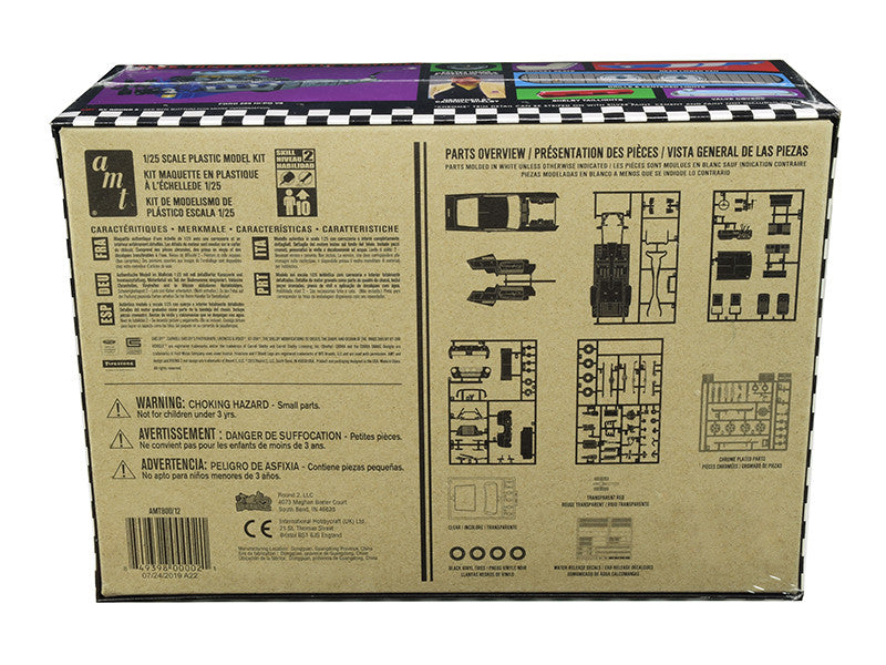 Skill 2 Model Kit 1967 Ford Mustang Shelby GT350 White 1/25 Scale Model by AMT AMT