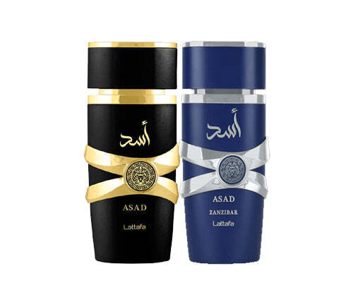 Lattafa Asad + Lattafa Asad Zanzibar Bundle W2B