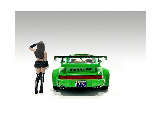"Auto Salon Girls" Figure 2 for 1/18 Scale Models by American Diorama American Diorama