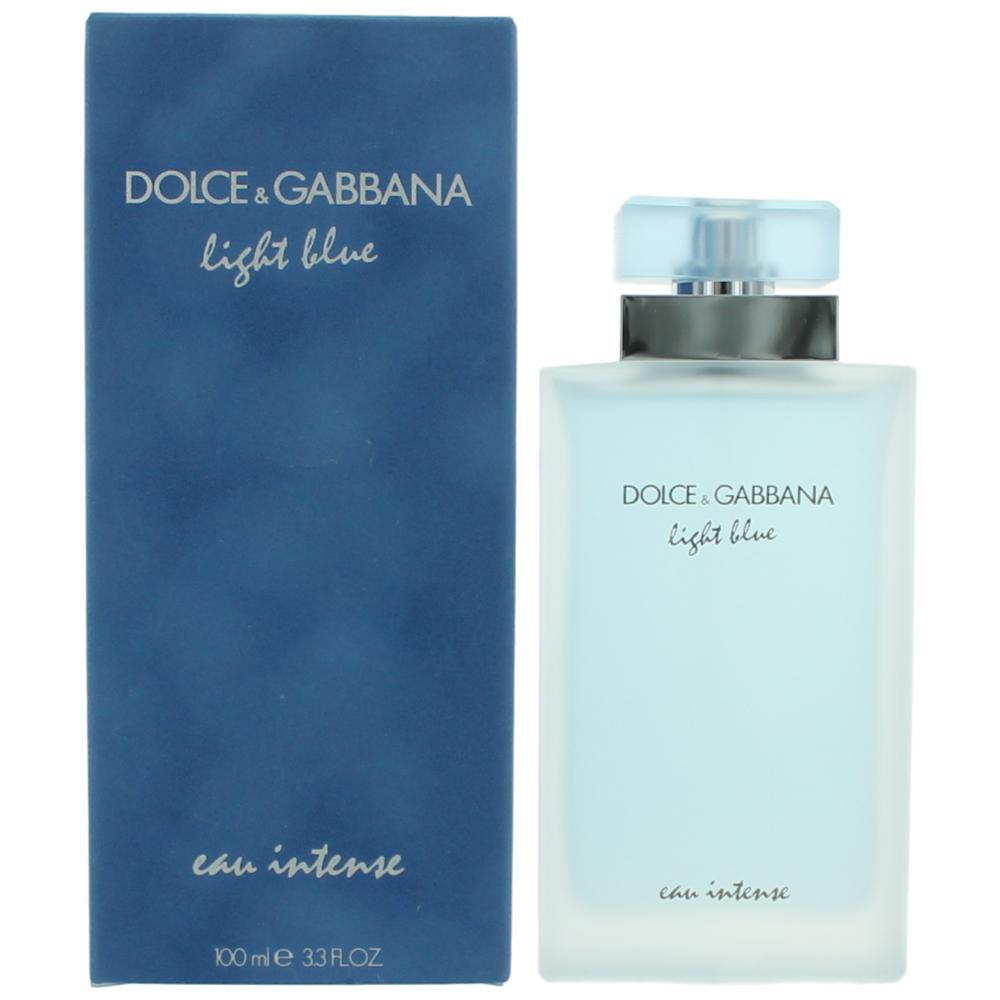 Light Blue Eau Intense by Dolce & Gabbana, 3.3 oz Eau De Parfum Spray for Women W2B