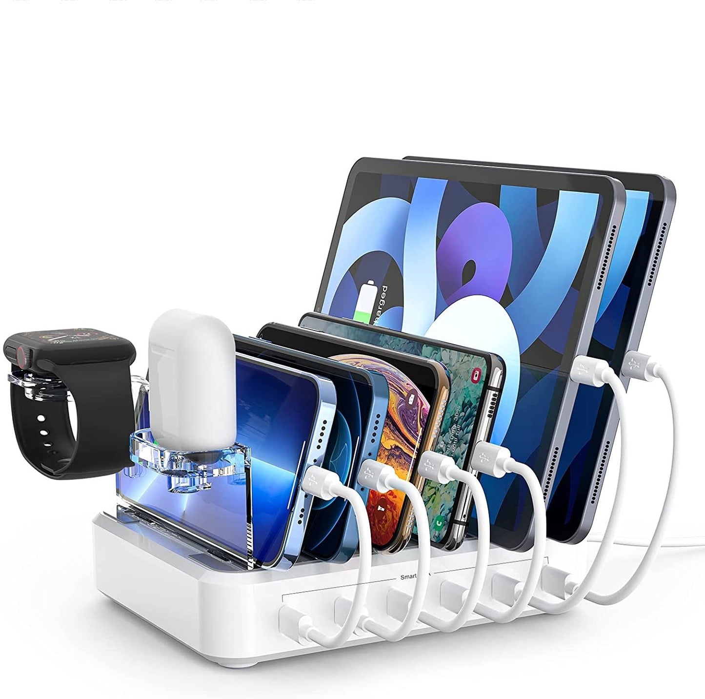6-port 60W Charger USB Multi-port Charging Station Best YouTube Store