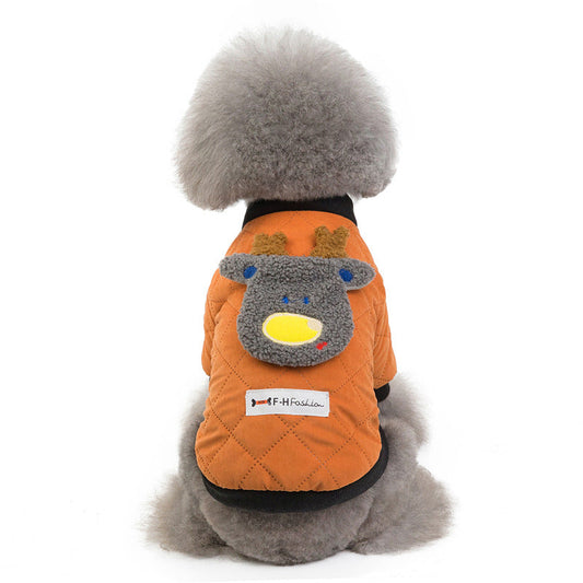 Cute Winter Padded Jacket for Dogs Pi-Mart
