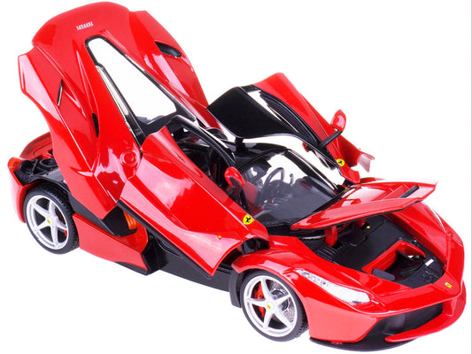 Ferrari LaFerrari F70 Red with Black Top "Signature Series" 1/18 Diecast Model Car by Bburago Bburago