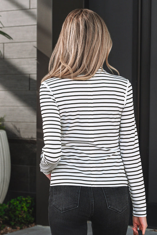 Samira Sleeve Slim top Long Sleeve Top-1