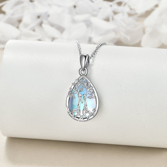 Sterling Silver Tree of Life Sister Necklace Jewelry from Sister LadyShow.Store