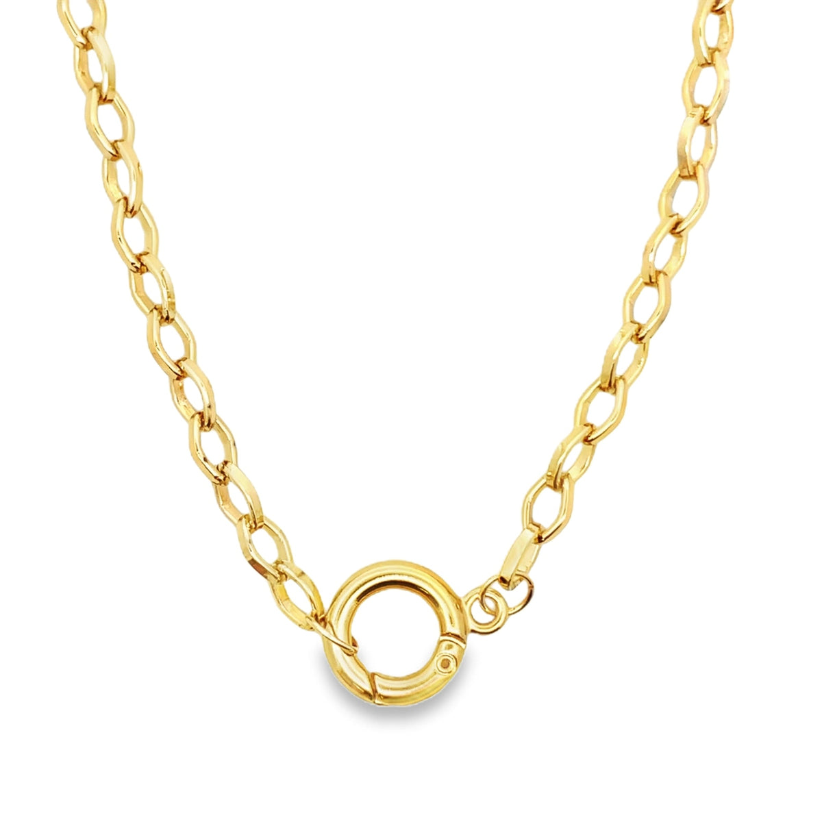 6mm Rolo Solid Oval Round Link Chain (F156) (I344) MIA Jewelry