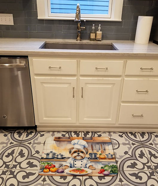 Lhasa Apso The Chef Memory Foam Kitchen Mat LuxuryLifeWay Online Store