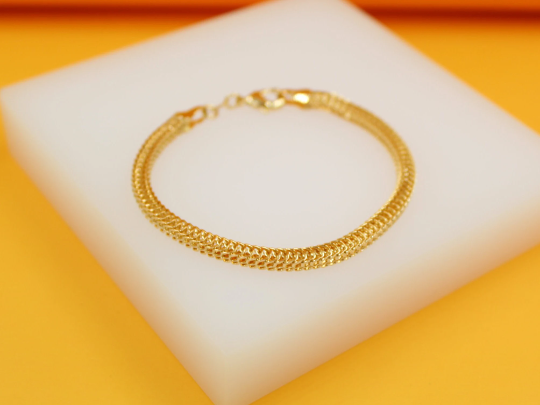 Snake Chevron Designed Chain (F236B/I501) MIA Jewelry
