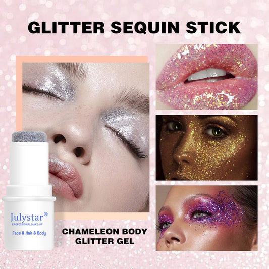 Makeup 8-color Stage Makeup Face Sequins Hot Eye Shadow CJD