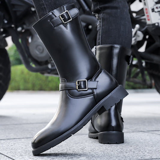 Men's Side-zip Motorcycle Boots Best YouTube Store