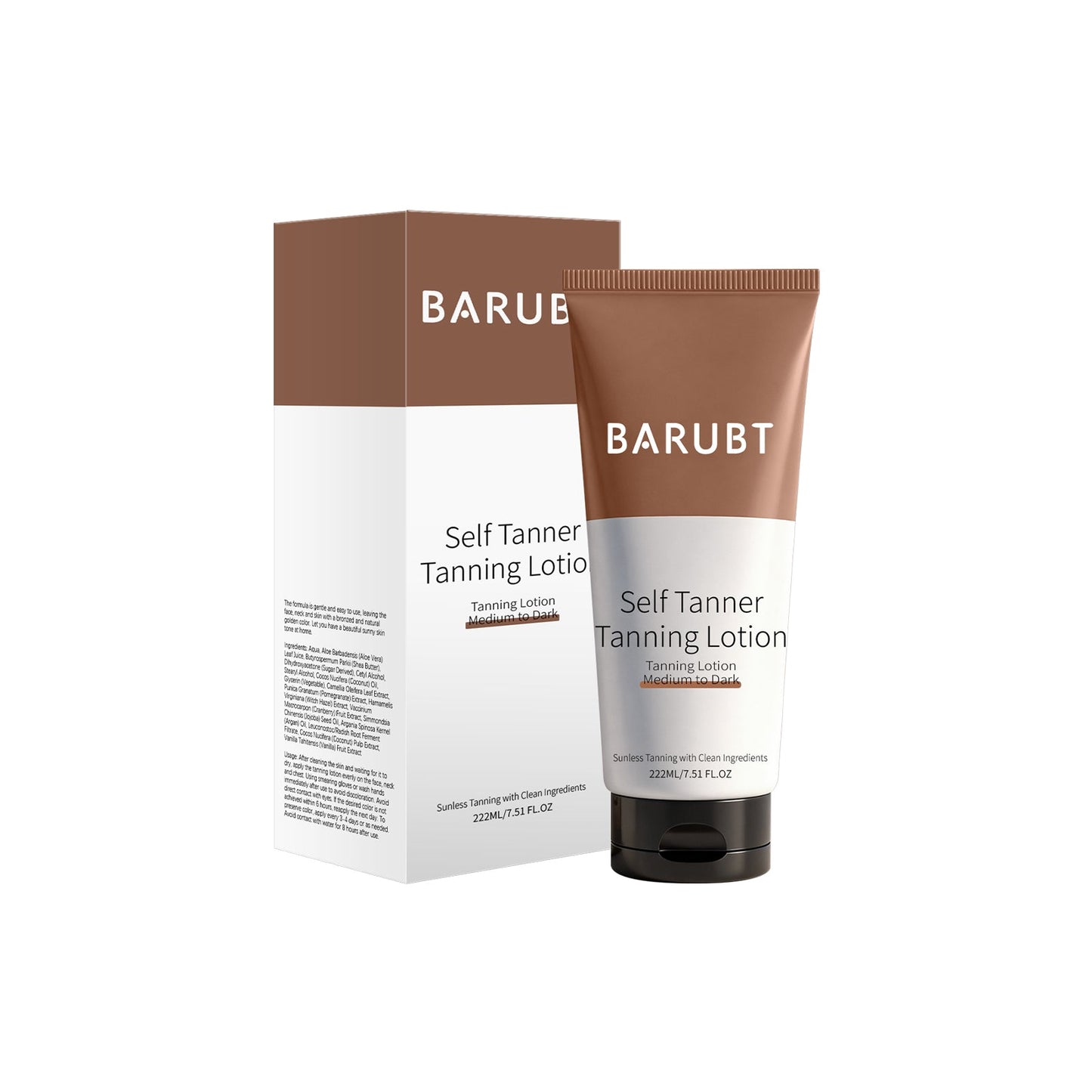 Self-Tanning Lotion Deep Brown Tri Light Beauty