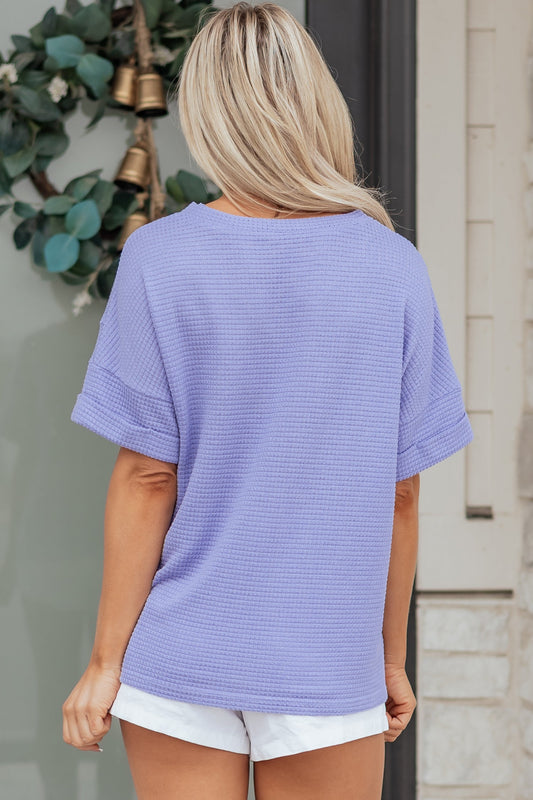 Nala Short Sleeve Knit Top-1