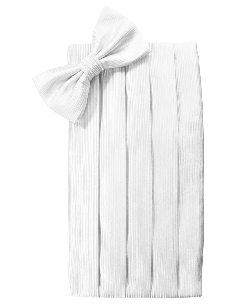 Faille Silk Cummerbund & Bow Tie Set Tux-USA