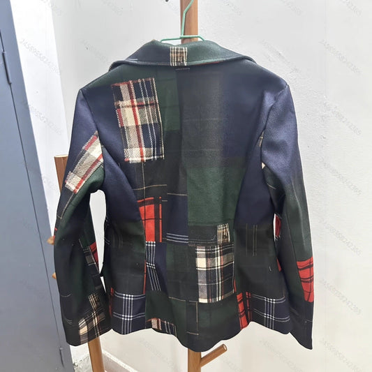 Ladies' Double-breasted Wool Suit Jacket LadyShow.Store