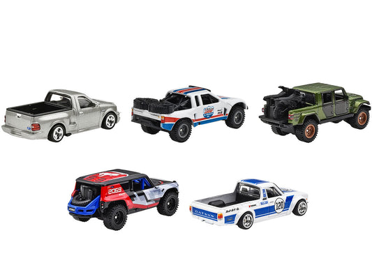 "Hyper Haulers" 5 piece Set "Car Culture" Series Diecast Model Cars by Hot Wheels-1
