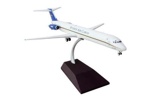 McDonnell Douglas MD-88 Commercial Aircraft "Everts Air Cargo" (N965CE) White with Blue Tail "Gemini 200" Series 1/200 Diecast Model Airplane by GeminiJets GeminiJets