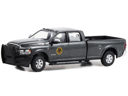 2020 Ram 2500 Pickup Truck Dark Gray Metallic "Montana Livestock Association" "Yellowstone" (2018-Current) TV Series "Hollywood Series" Release 39 1/64 Diecast Model Car by Greenlight-1