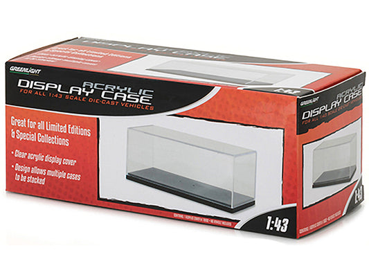 Acrylic Display Show Case with Plastic Base for 1/43 Scale Model Cars by Greenlight Greenlight