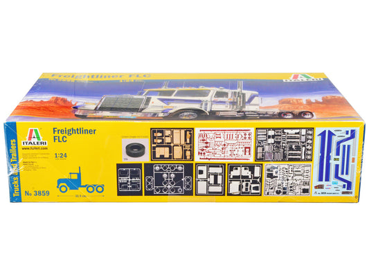 Skill 4 Model Kit Freightliner FLC Truck Tractor 1/24 Scale Model by Italeri-1